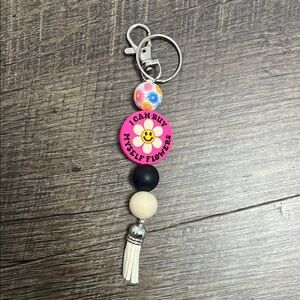 I can buy myself flowers keychain